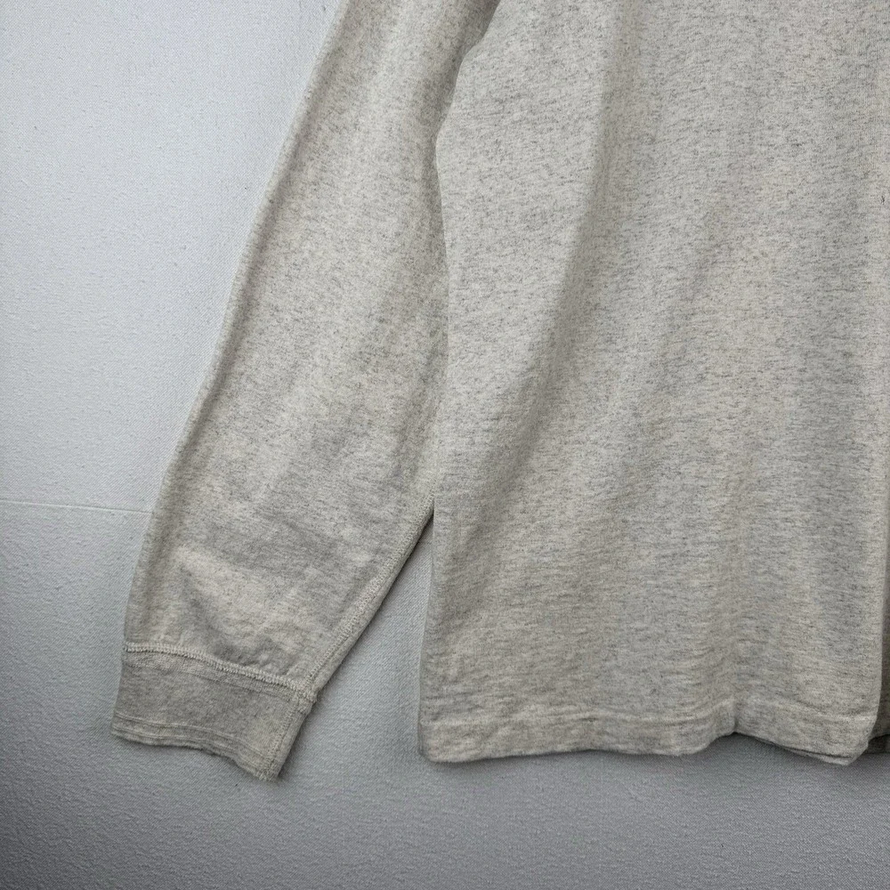 90s Vtg Polo Ralph Lauren Sailor Shoulder‎ Button Sweater Alpaca Beige 2XL *Read